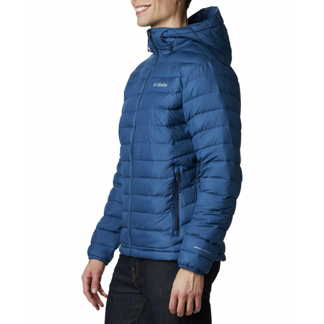 Columbia Men Blue Powder Lite Hooded Jacket
