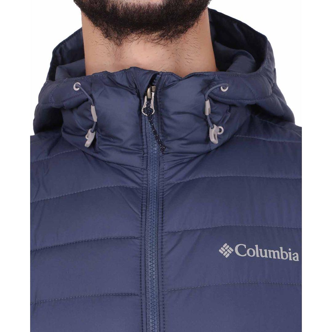 Columbia Men Blue Powder Lite Hooded Jacket