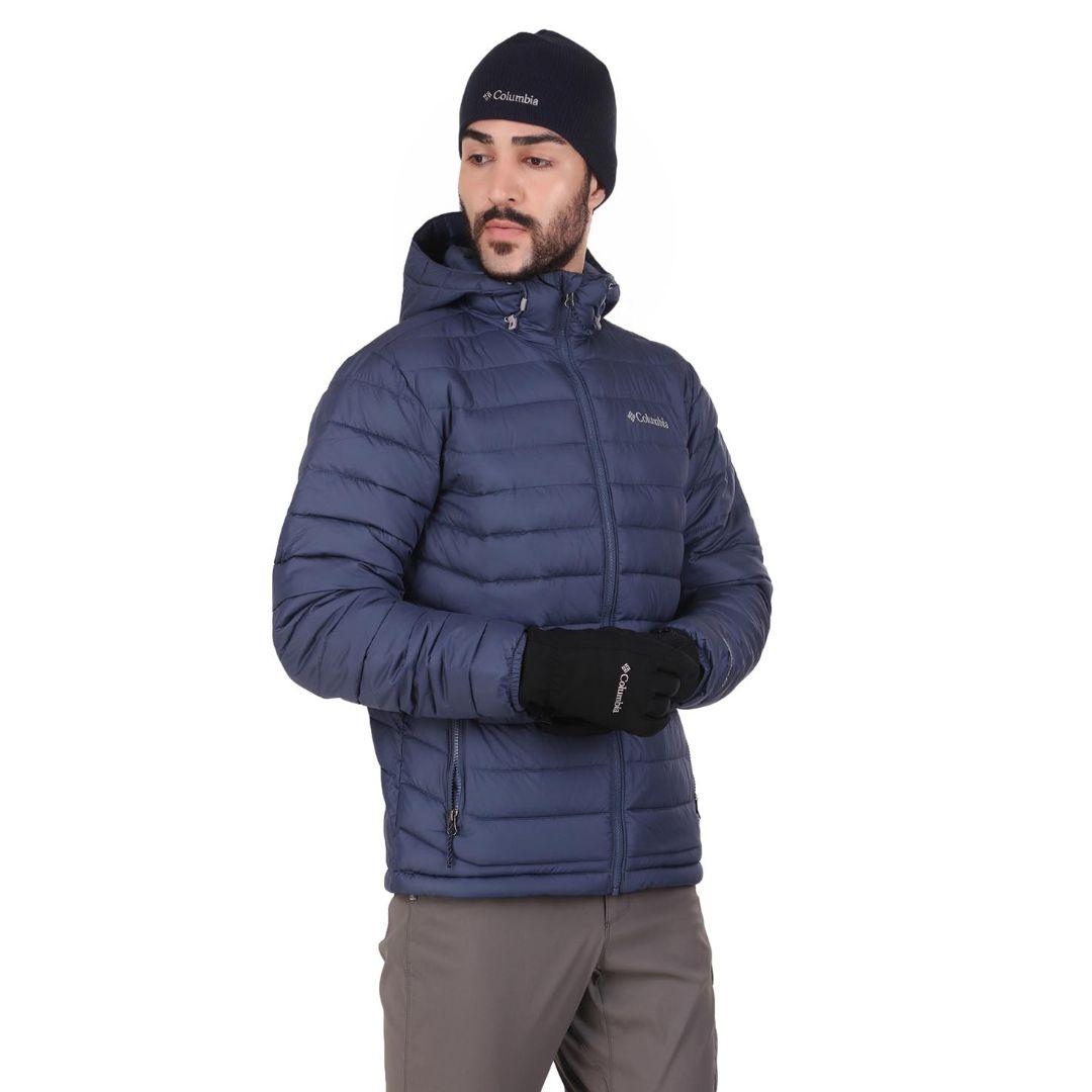 Columbia Men Blue Powder Lite Hooded Jacket