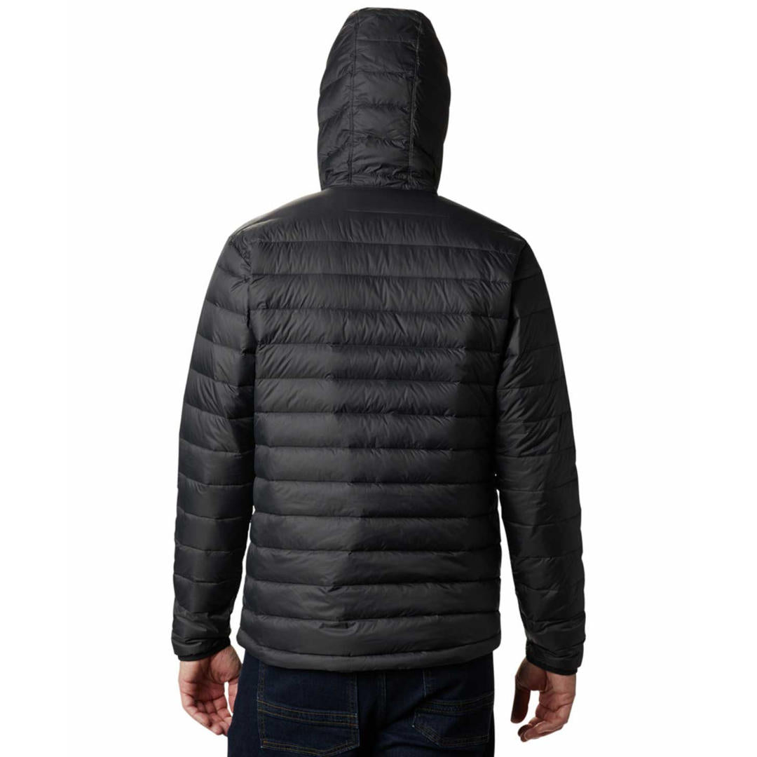 Columbia Men Black Sister Brook Hooded Down Jacket