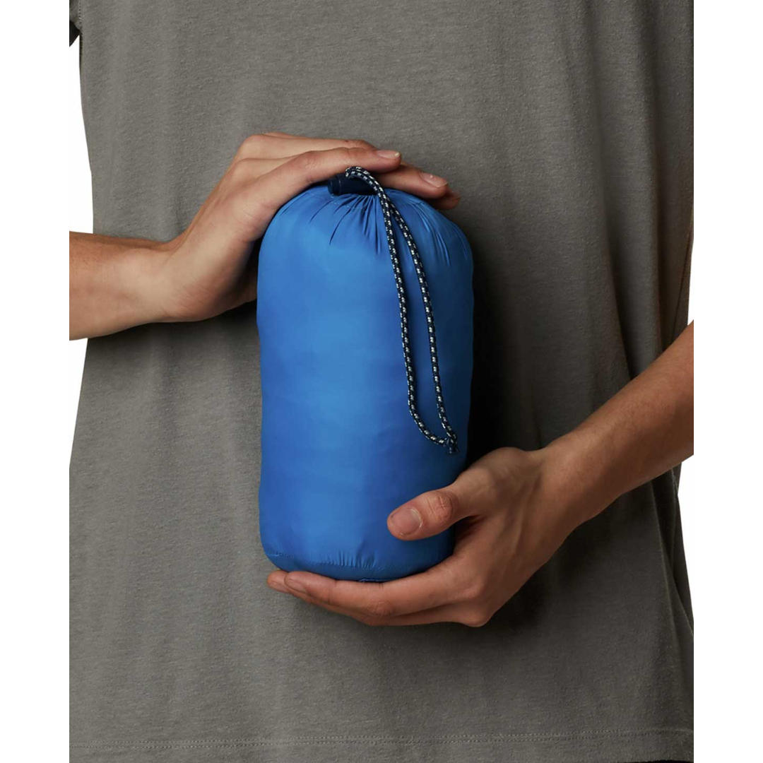 Columbia Men Blue Sister Brook Hooded Down Jacket