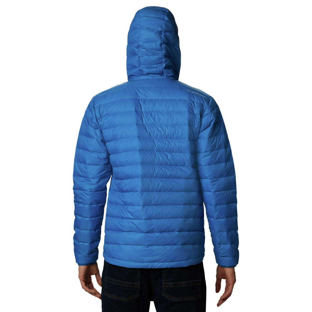 Columbia Men Blue Sister Brook Hooded Down Jacket