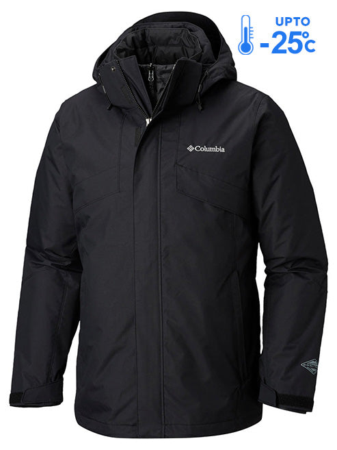 Columbia Men Black Bugaboo II Insulated Interchange Jacket