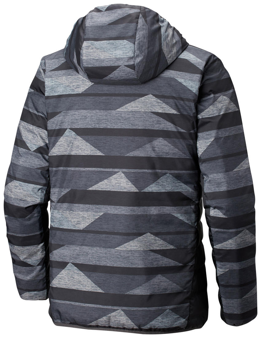Columbia Men Black Lake 22 Reversible Hooded Jacket