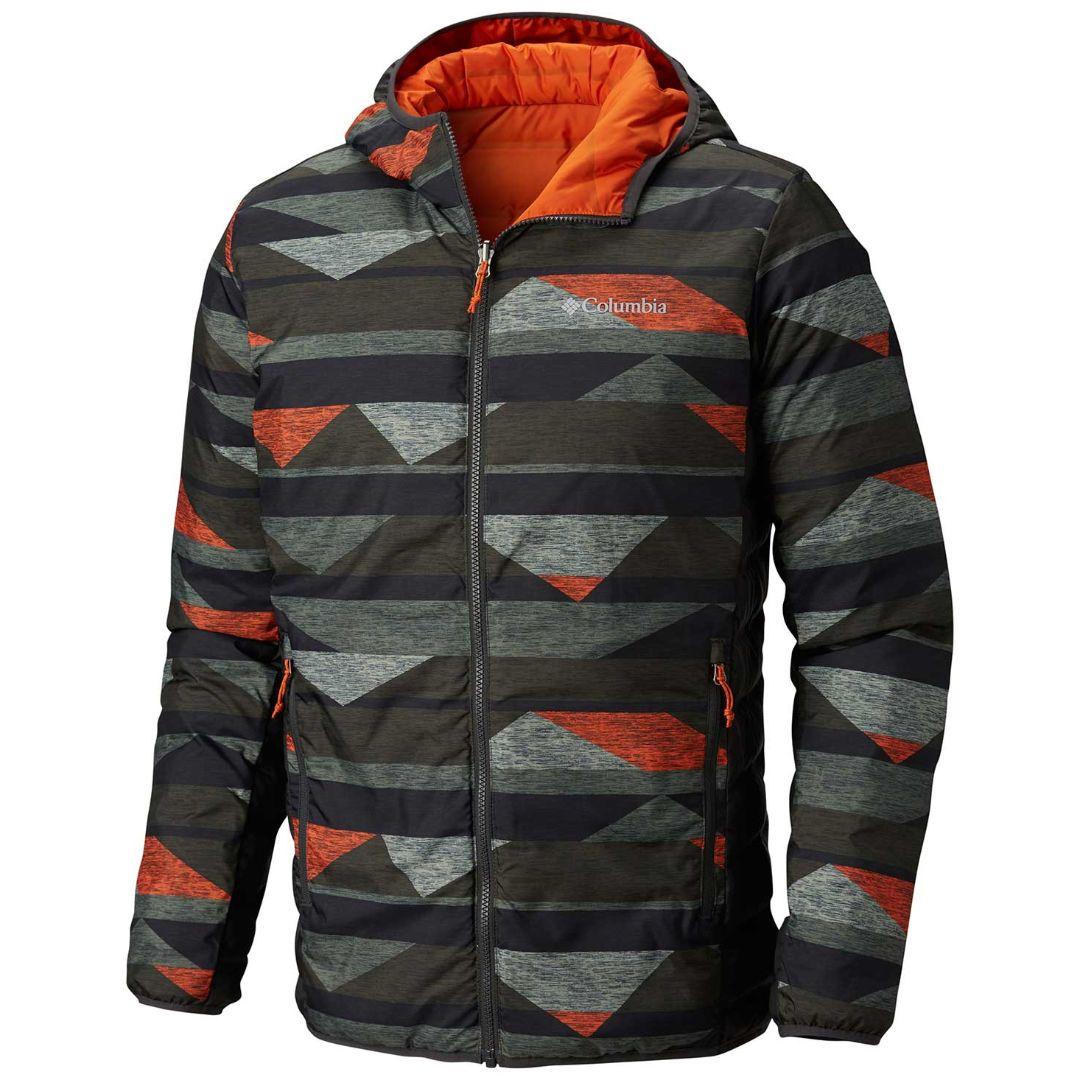 Columbia Men Green Lake 22 Reversible Hooded Jacket