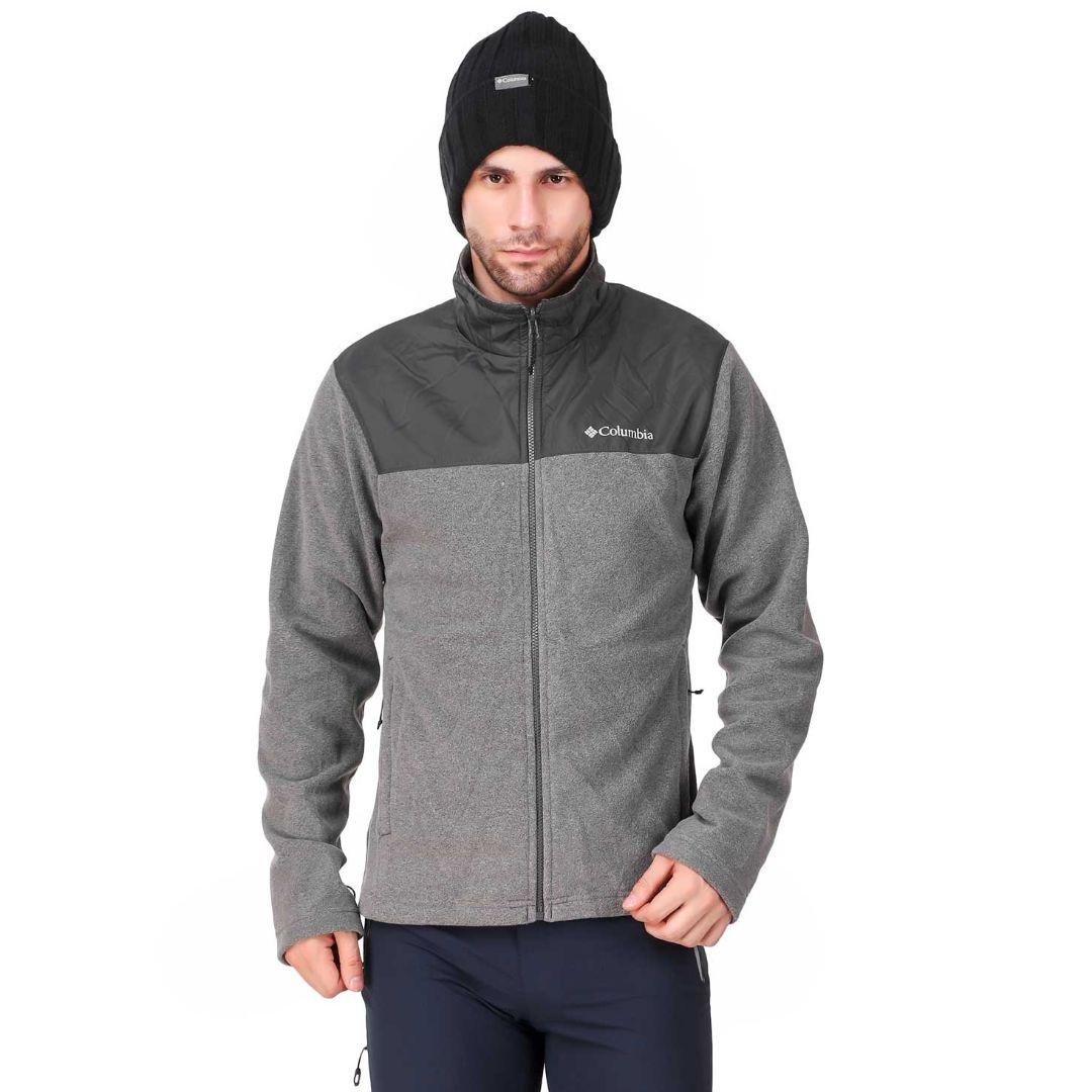 Columbia Men Black Bugaboo II Fleece Interchange Waterproof Outdoor Jacket