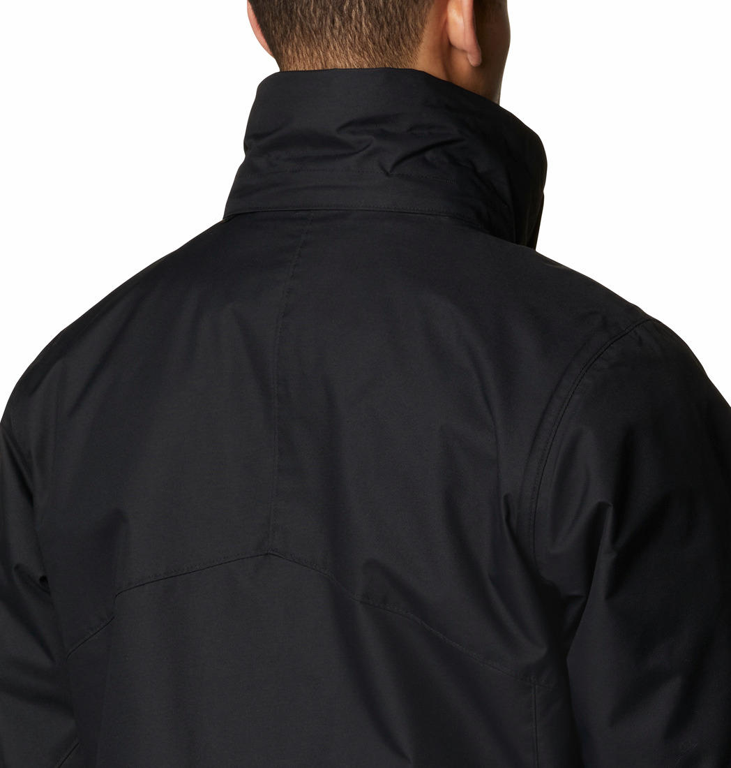 Columbia Men Black Omni-Heat Reflective Bugaboo II Fleece Hooded Jacket