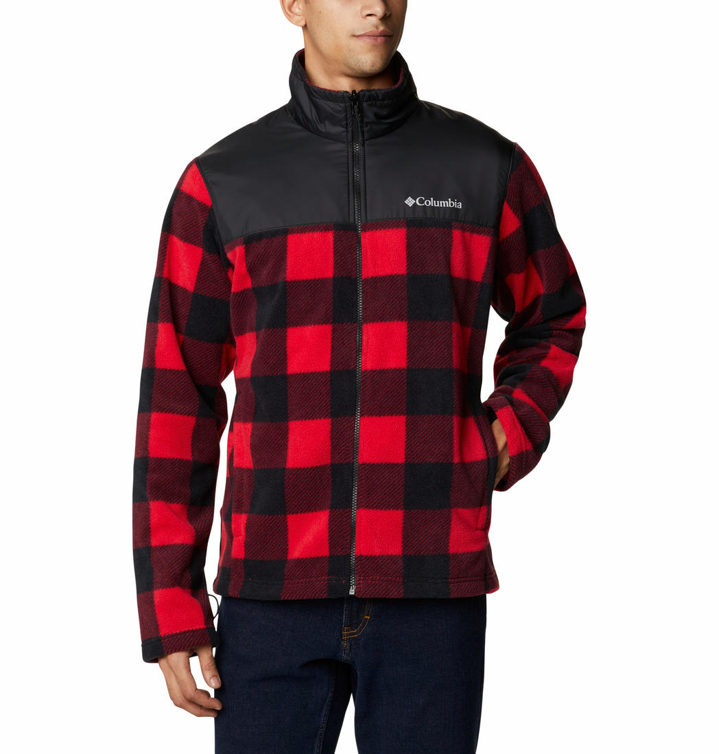 Columbia Men Black Omni-Heat Reflective Bugaboo II Fleece Hooded Jacket