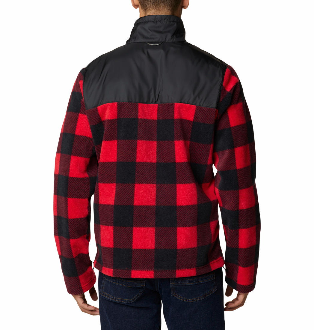 Columbia Men Black Omni-Heat Reflective Bugaboo II Fleece Hooded Jacket