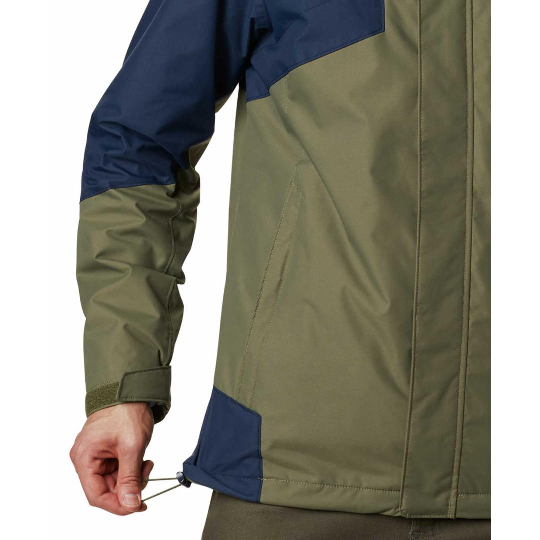 A Men Wearing Columbia Men Green Bugaboo II Fleece Interchange Jacket
