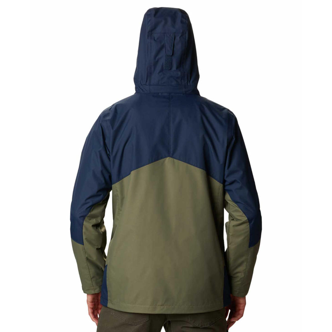 A Men Wearing Columbia Men Green Bugaboo II Fleece Interchange Jacket