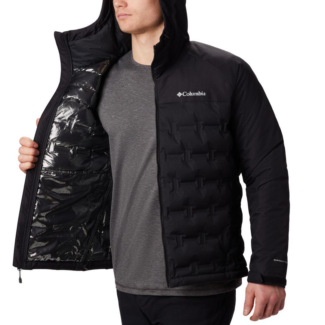 Columbia Men Black Grand Trek Down Jacket