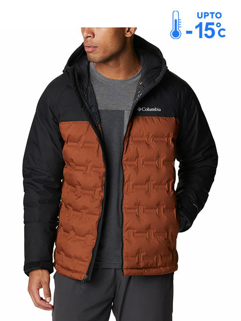 Columbia Men Brown Grand Trek Down Jacket