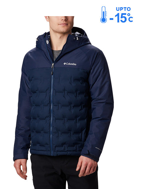 Columbia Men Blue Grand Trek Down Jacket
