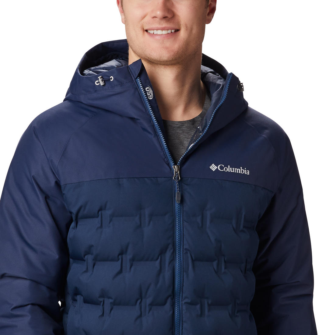 Columbia Men Blue Grand Trek Down Jacket