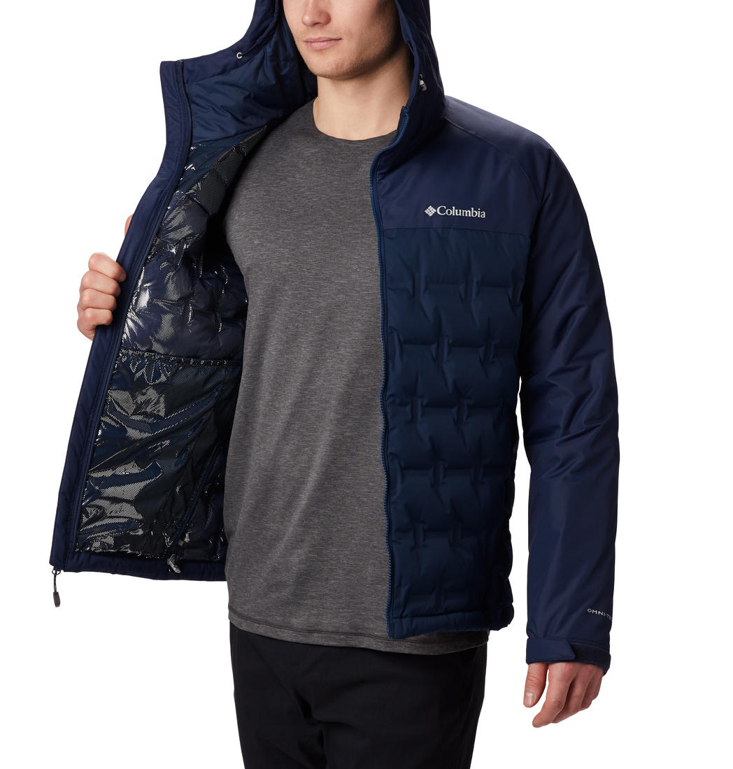 Columbia Men Blue Grand Trek Down Jacket
