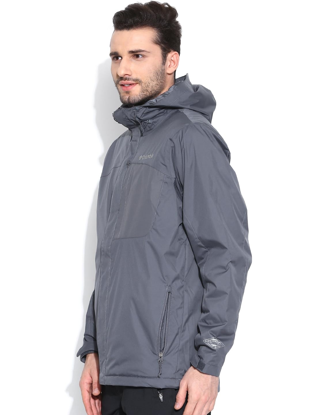 Columbia Men Grey Emerson Mountain Jacket