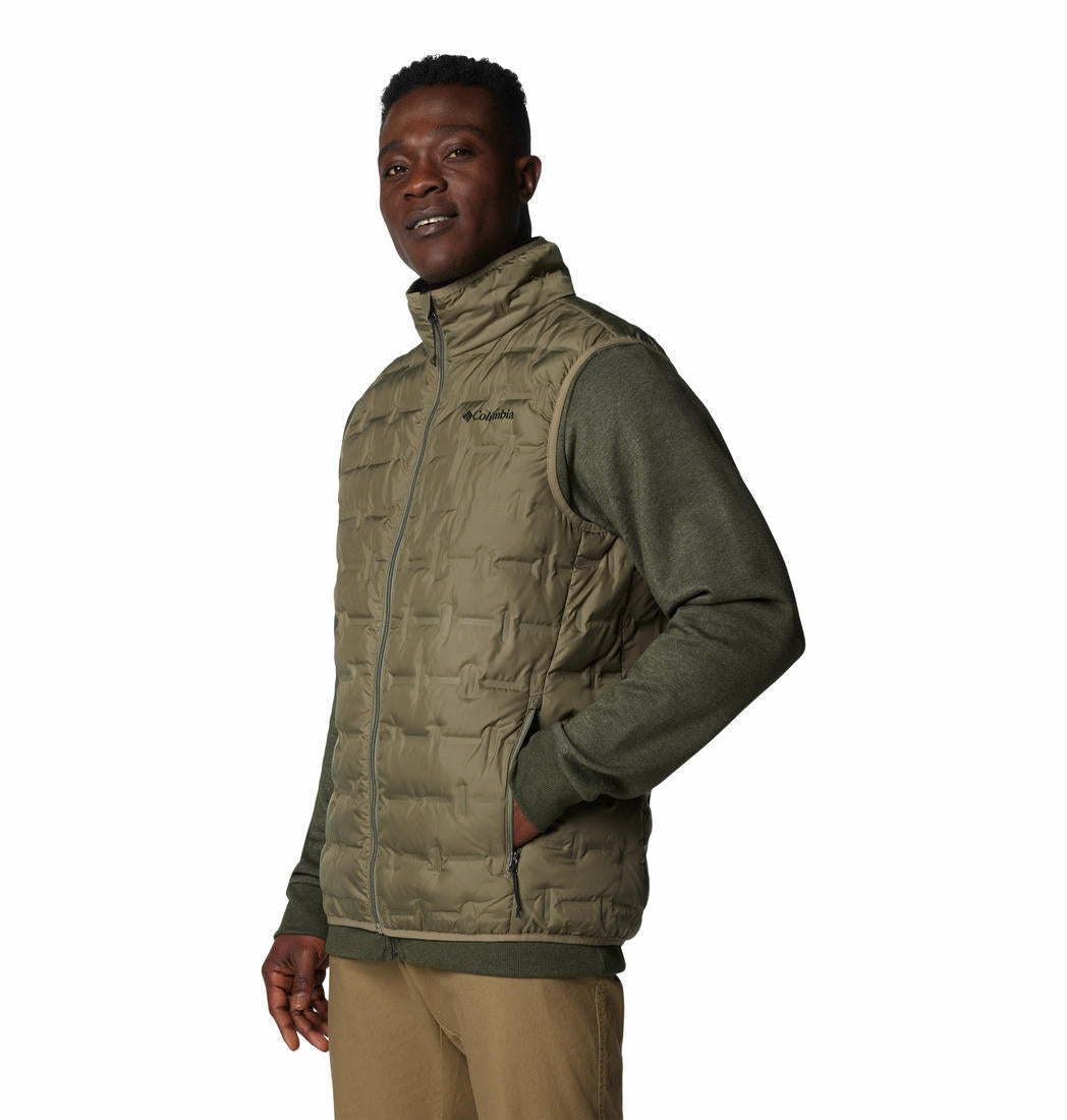 Columbia Mens Green Delta Ridge II Down Vest