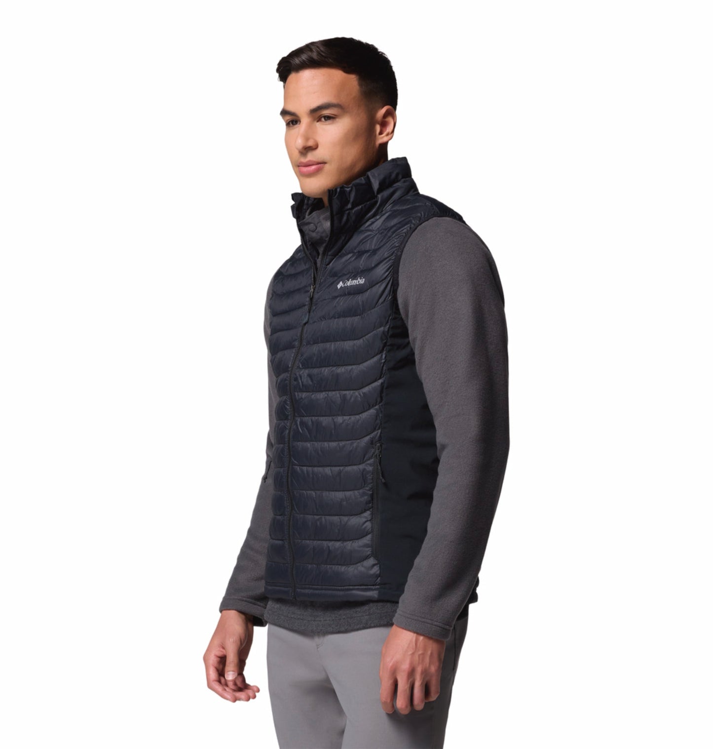 men black omni shield powder pass hybrid vest