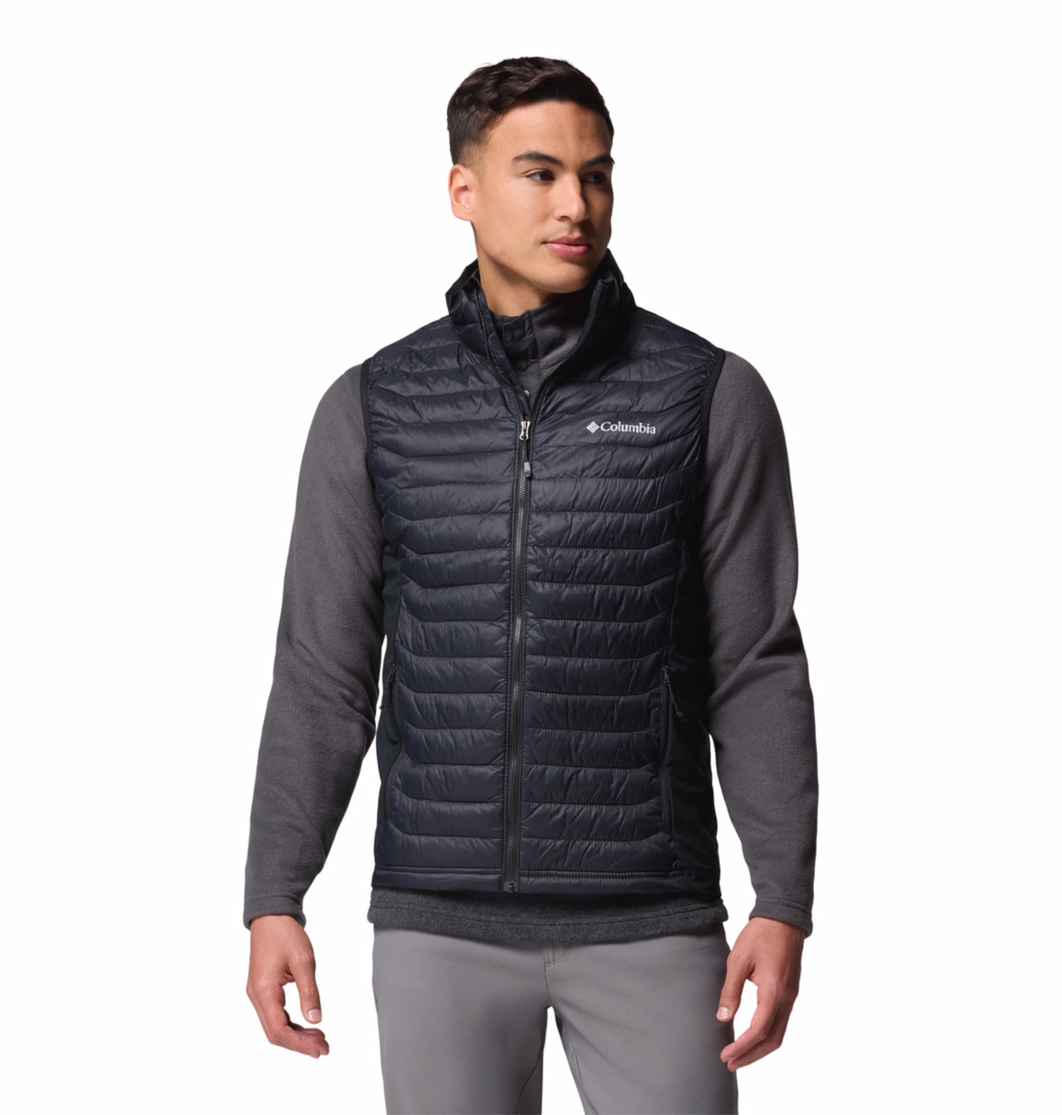 men black omni shield powder pass hybrid vest