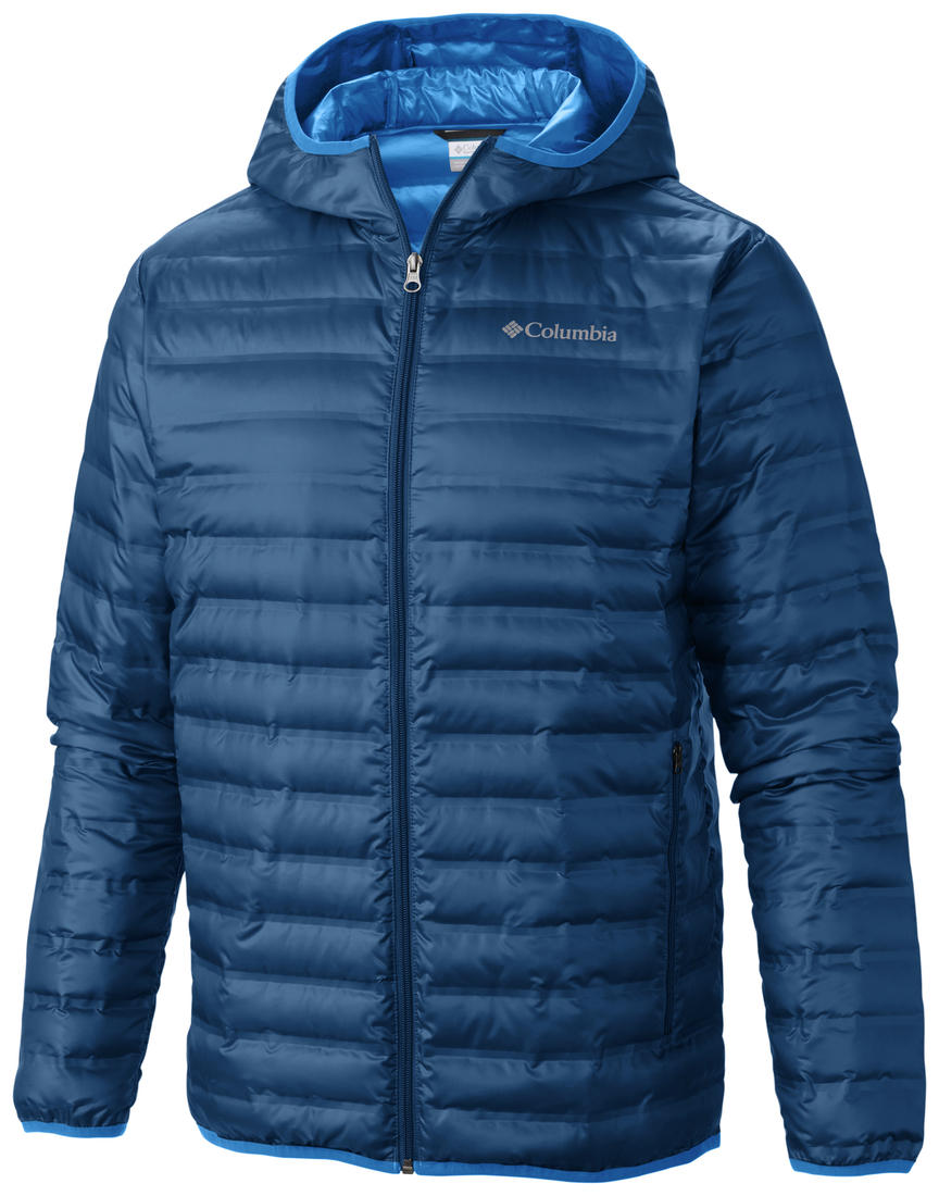 Columbia Men Blue Flash Forward Down Hooded Jacket