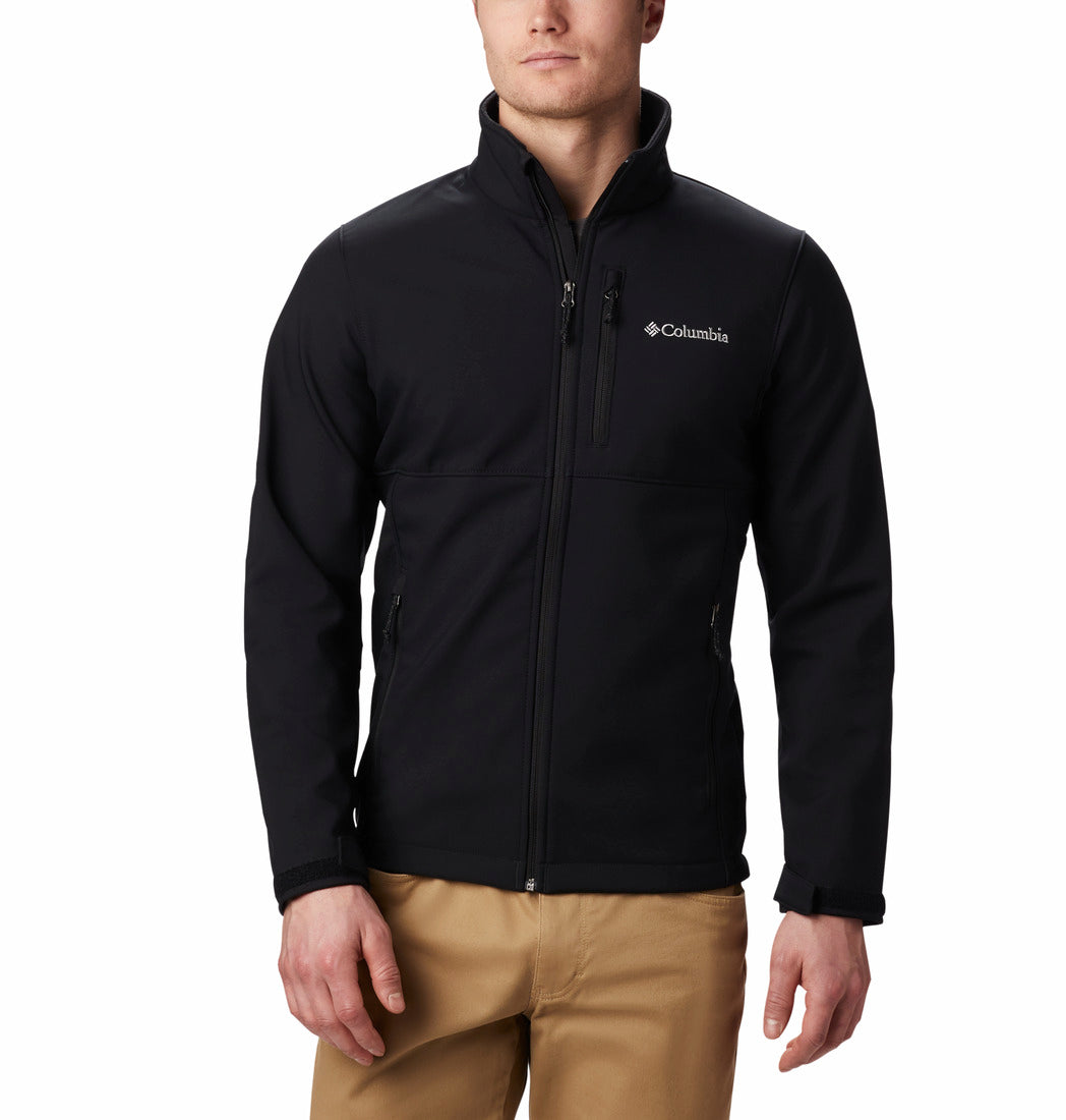 Columbia Men Black Omni-Shield Ascender Softshell Jacket (Plus Size)