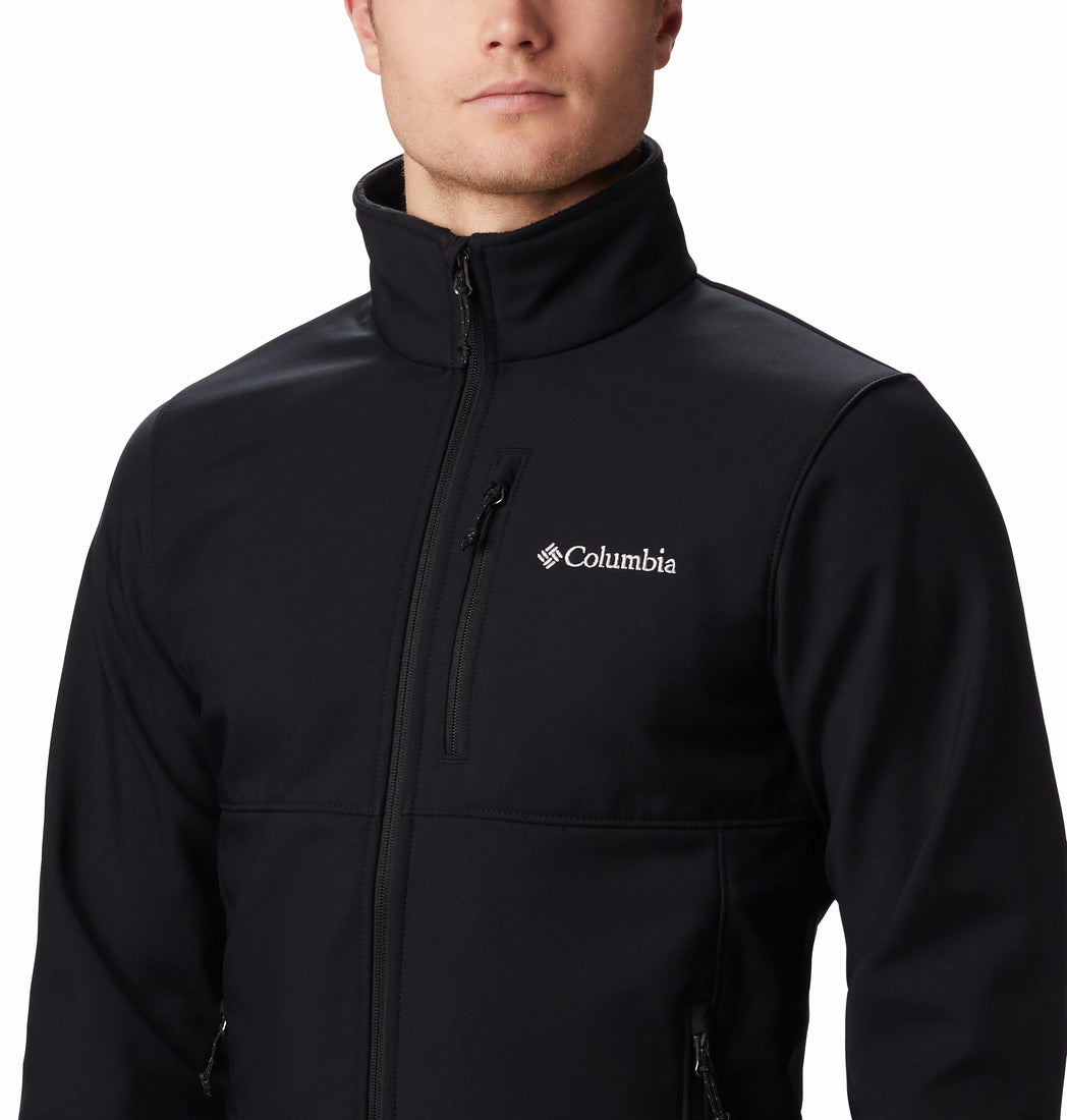 Columbia Men Black Omni-Shield Ascender Softshell Jacket (Plus Size)