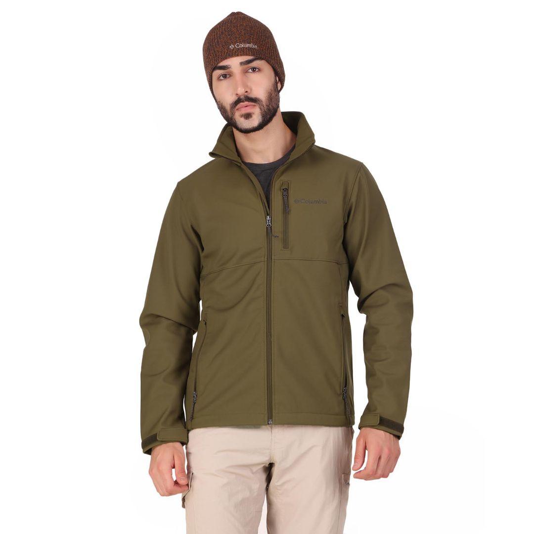 Columbia Men Green Ascender Softshell Jacket