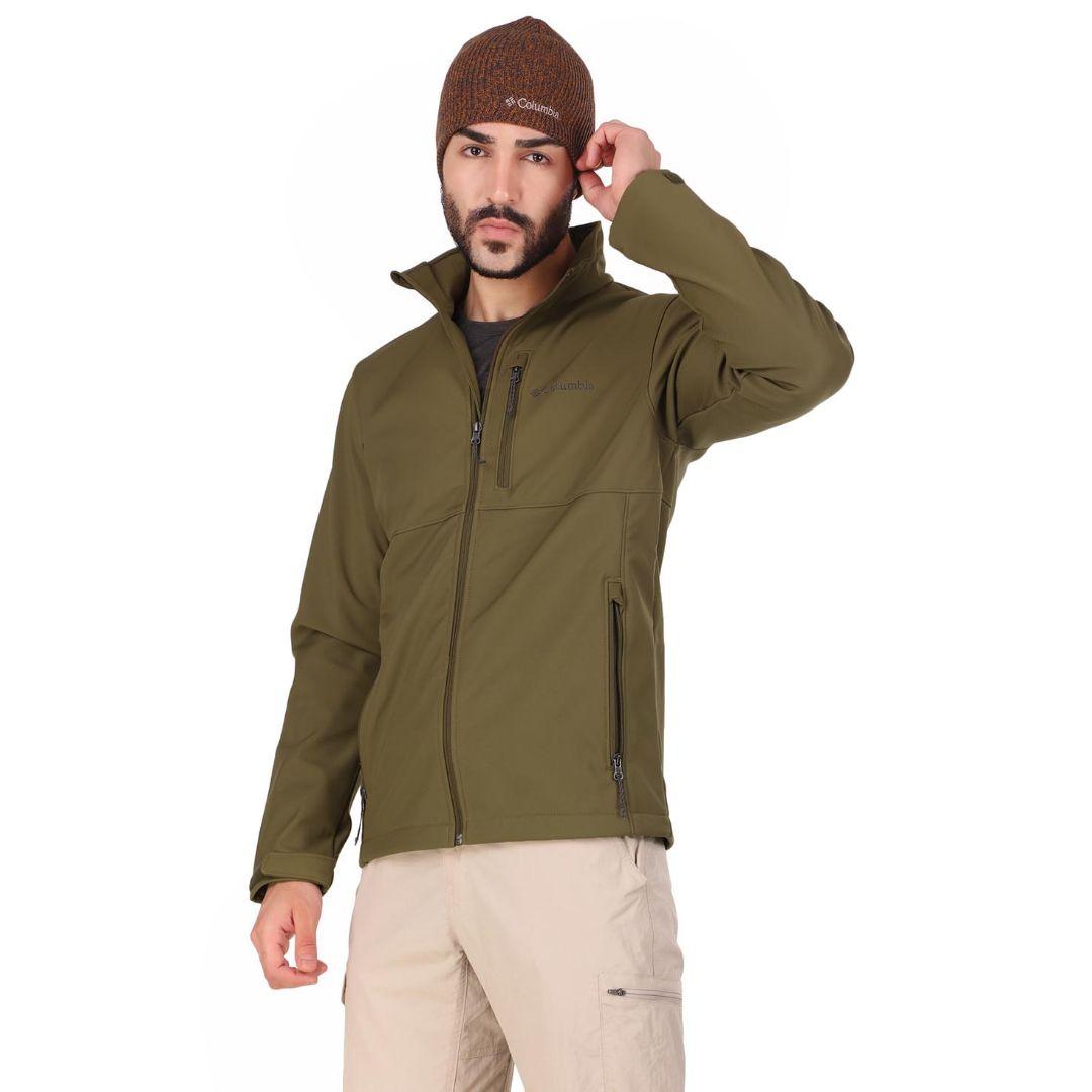 Columbia Men Green Ascender Softshell Jacket