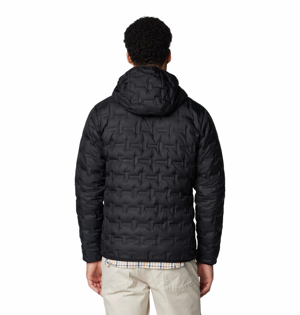 Columbia Mens Black Delta Ridge II Down Hooded Jacket