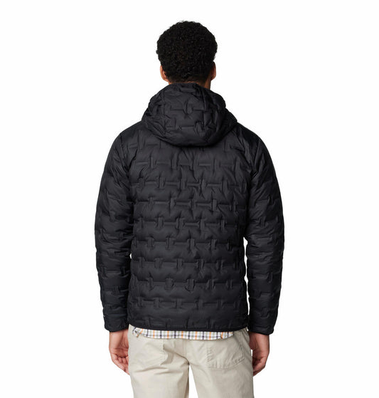 Columbia Mens Black Delta Ridge II Down Hooded Jacket