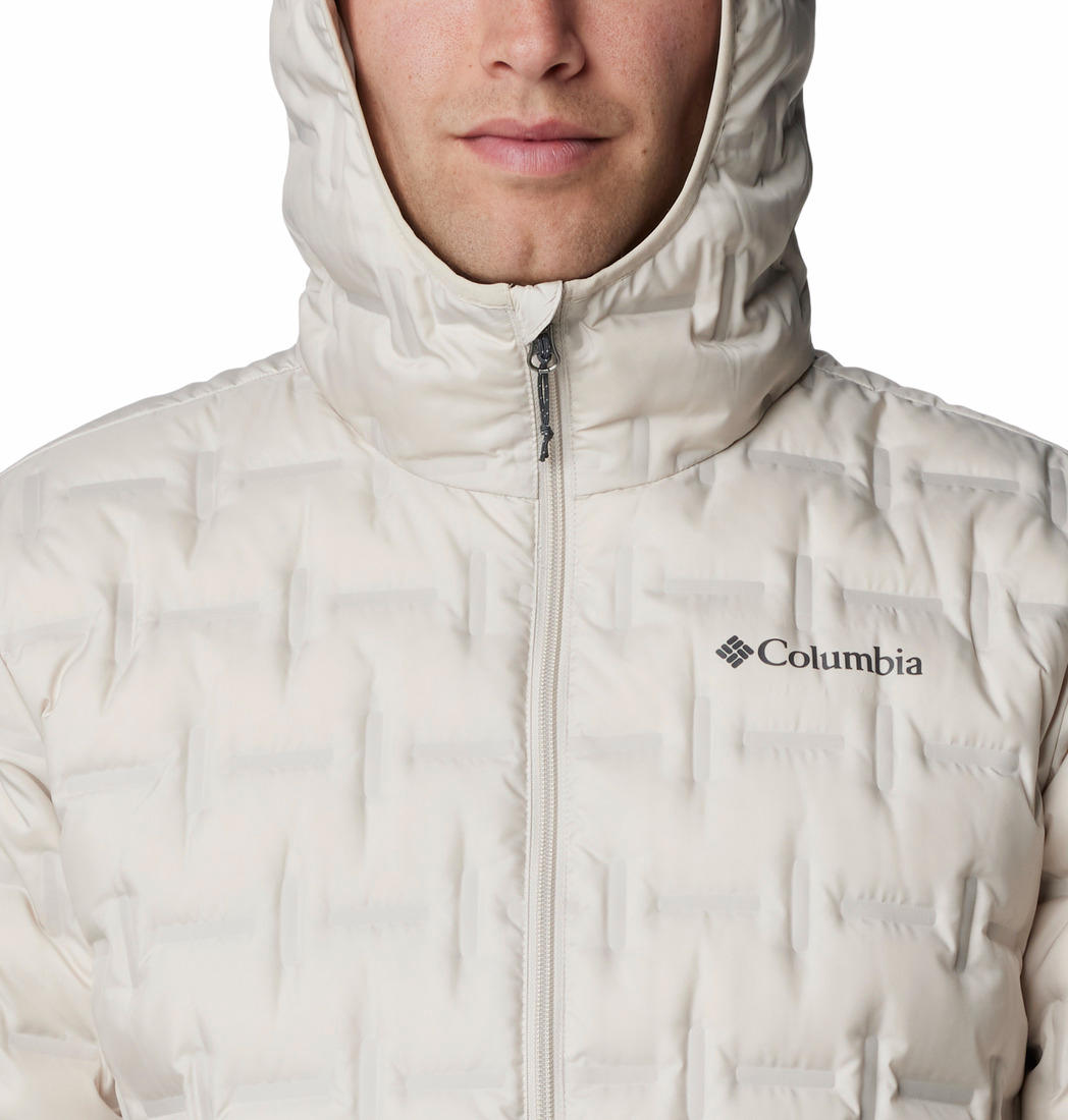 Columbia Mens Brown Delta Ridge II Down Hooded Jacket