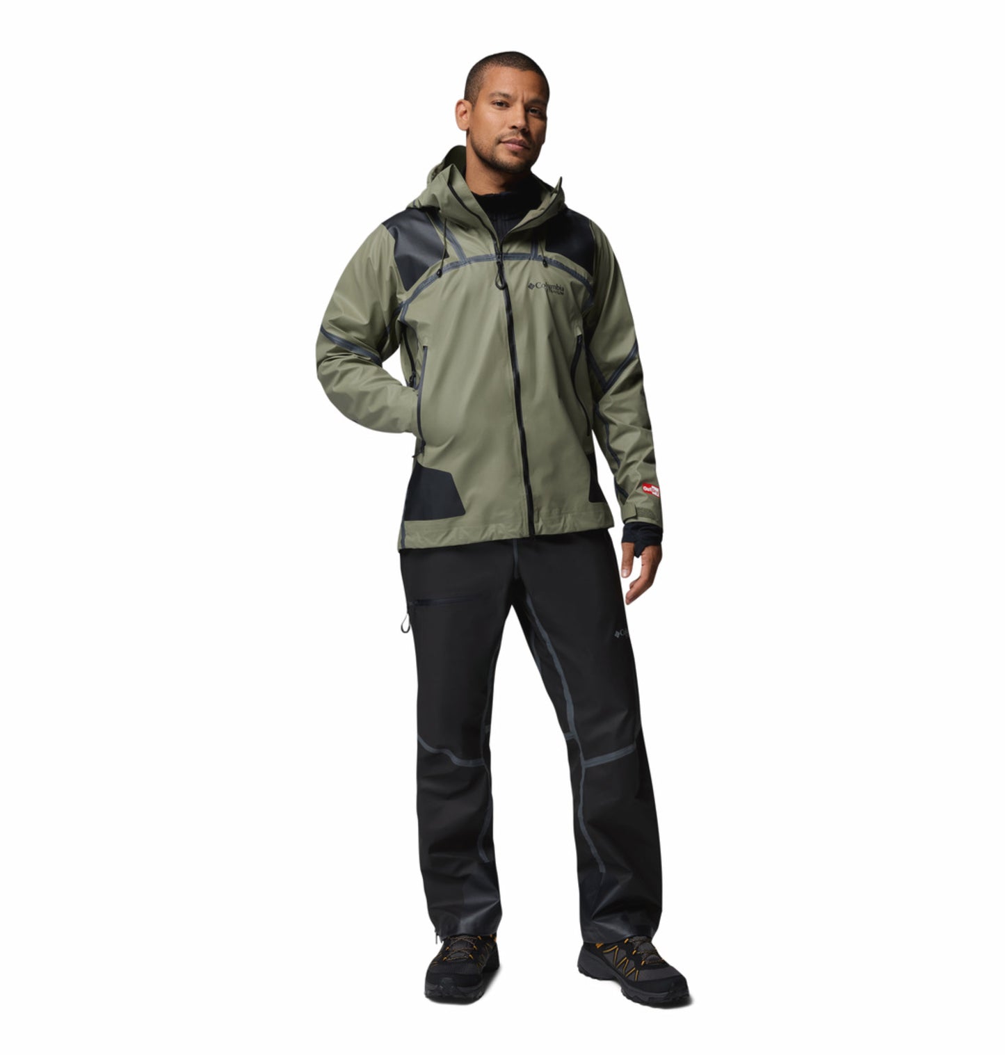 Columbia Men Black OutDry Whistler Peak Waterproof Rain Pant