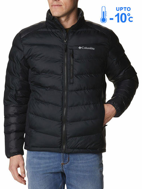 Columbia Men Black Omni-Heat Inifnity Labyrinth Loop Down Jacket