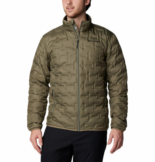Columbia Mens Green Delta Ridge II Down Jacket