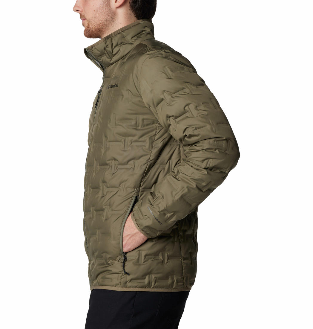 Columbia Mens Green Delta Ridge II Down Jacket
