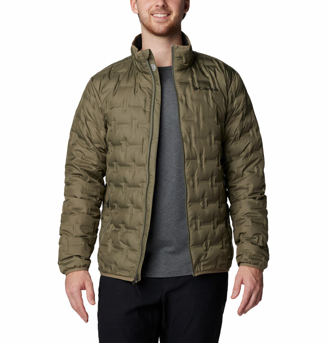 Columbia Mens Green Delta Ridge II Down Jacket