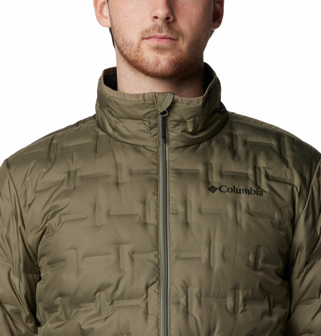 Columbia Mens Green Delta Ridge II Down Jacket