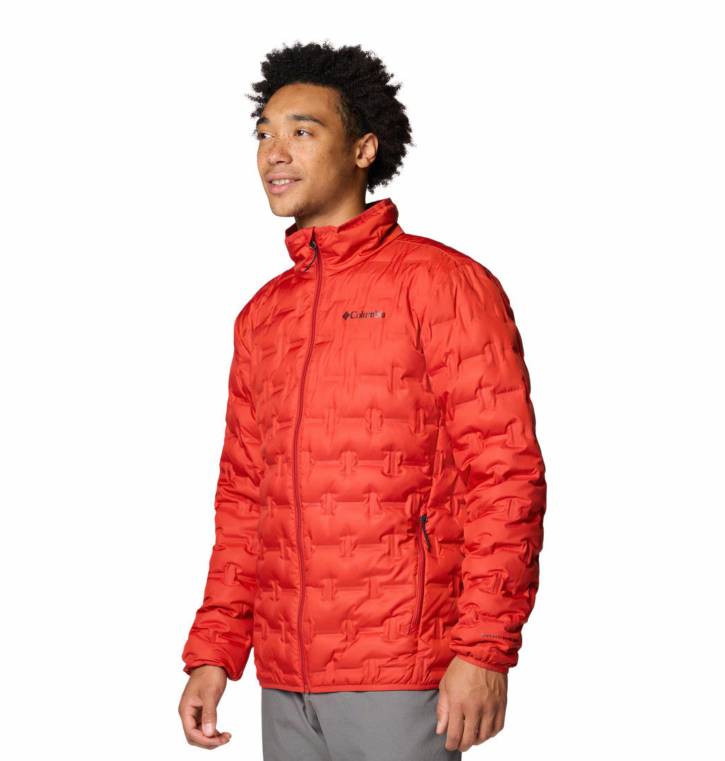 Columbia Mens Red Delta Ridge II Down Jacket