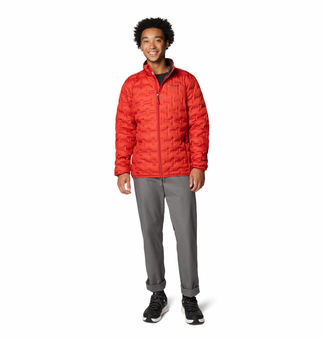 Columbia Mens Red Delta Ridge II Down Jacket