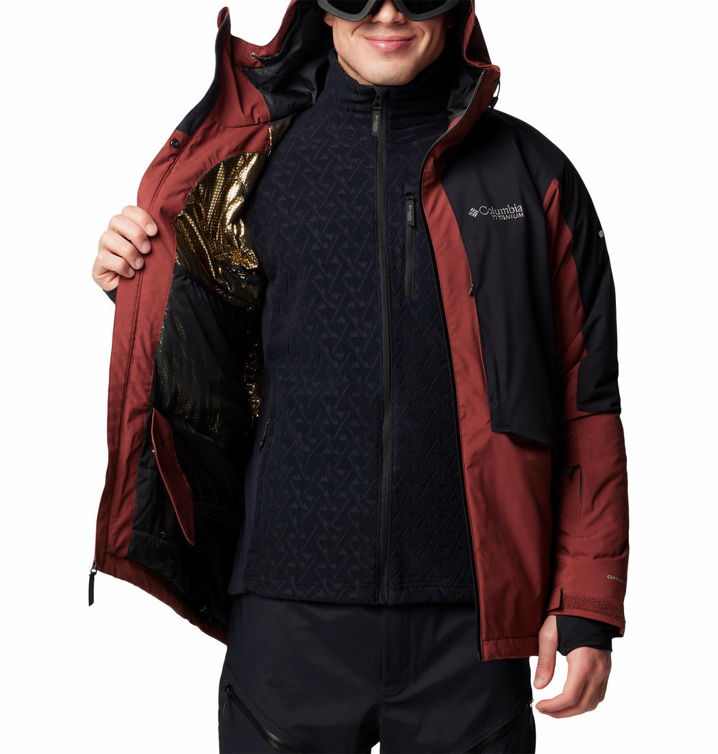 Columbia Men Red Highland Summit II Jacket