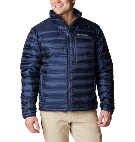 Columbia Mens Blue Pebble Peak II Down Jacket