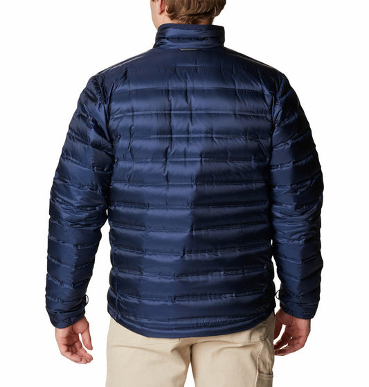 Columbia Mens Blue Pebble Peak II Down Jacket