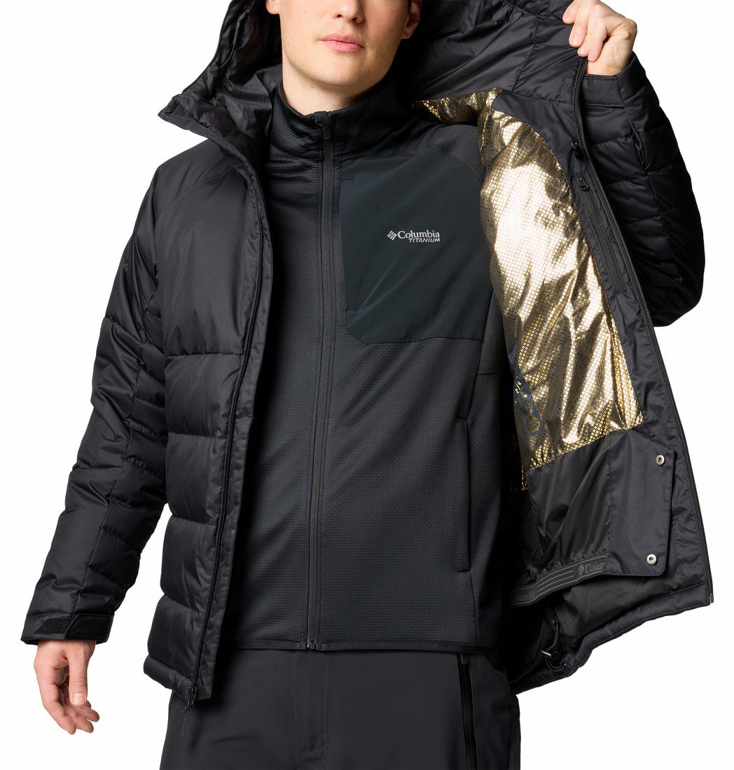 Columbia Men Black Roaring Fork II Down Jacket