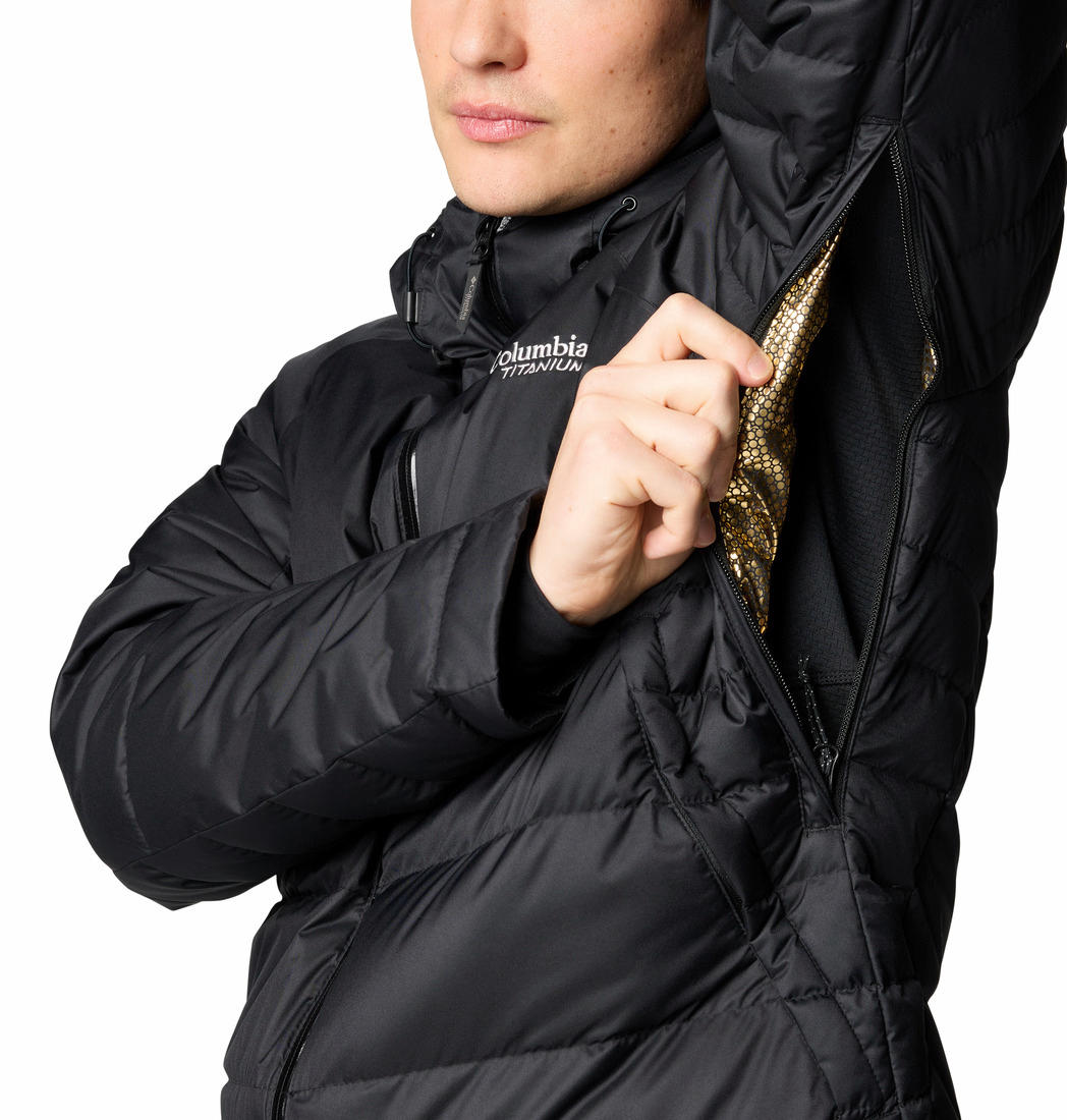 Columbia Men Black Roaring Fork II Down Jacket