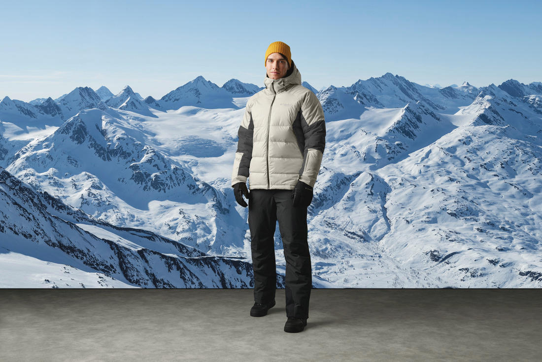Columbia Mens Brown Roaring Fork II Down Jacket