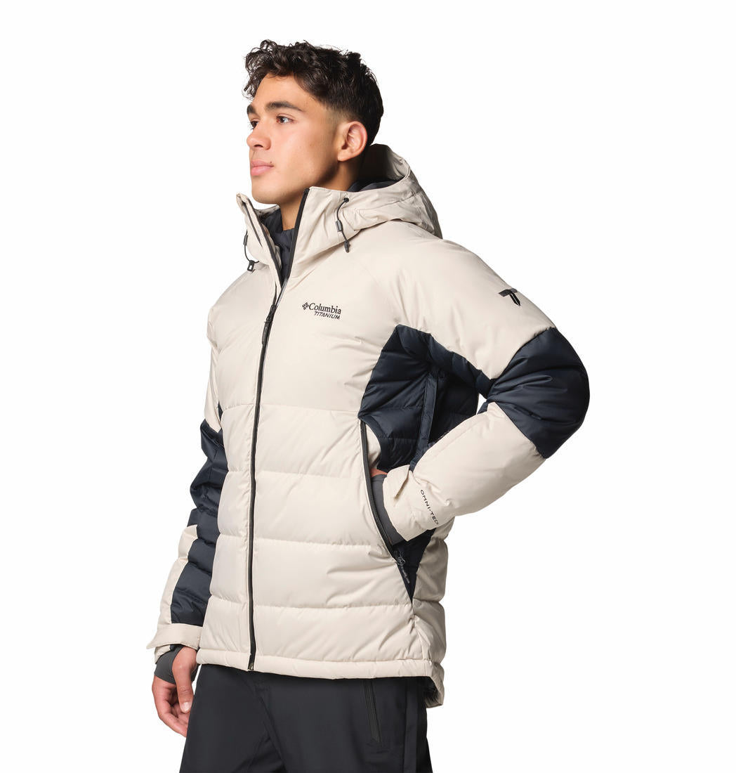 Columbia Mens Brown Roaring Fork II Down Jacket