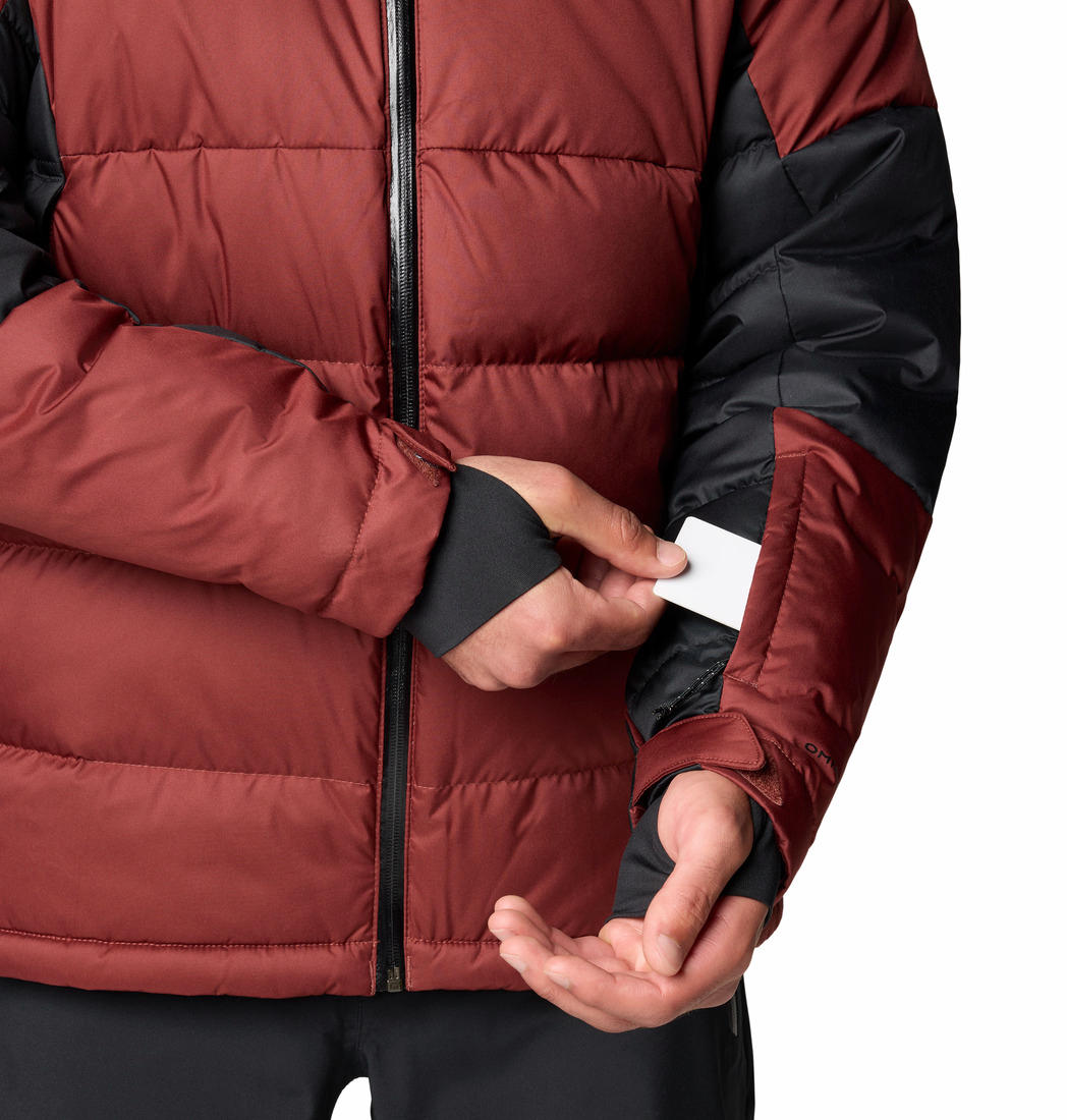 Columbia Mens Red Roaring Fork II Down Jacket