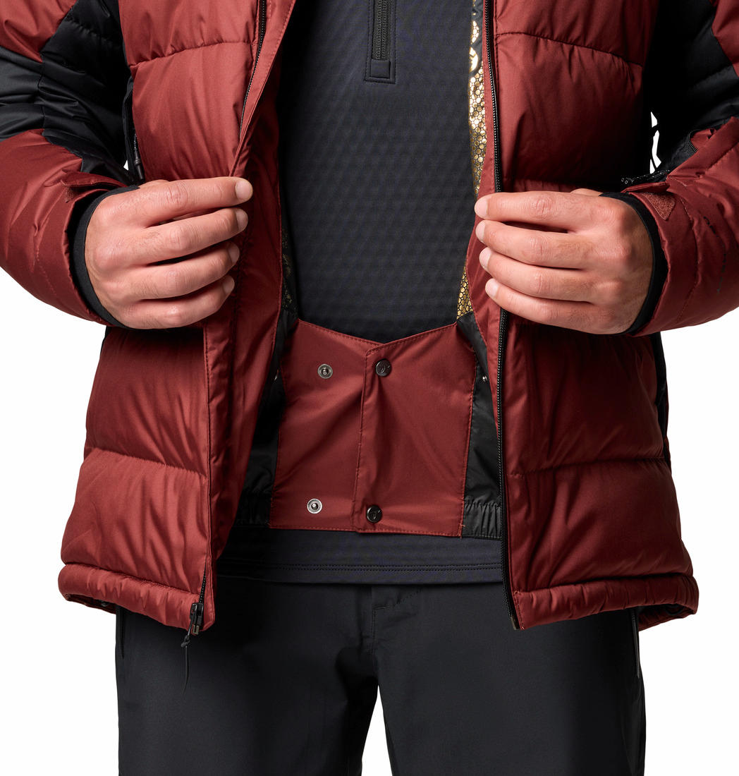 Columbia Mens Red Roaring Fork II Down Jacket