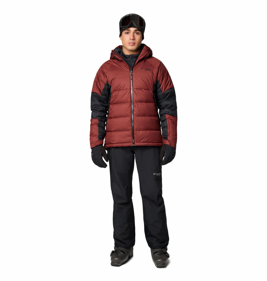 Columbia Mens Red Roaring Fork II Down Jacket